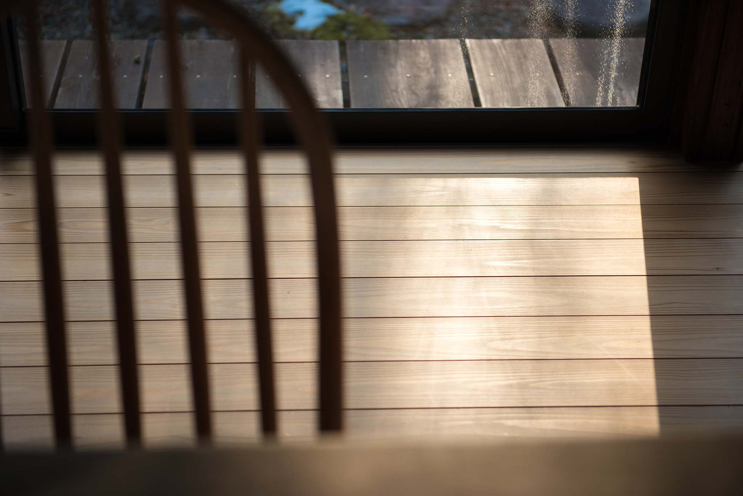 【サンプル】国産 赤勝ちスギのフローリング板(無節)